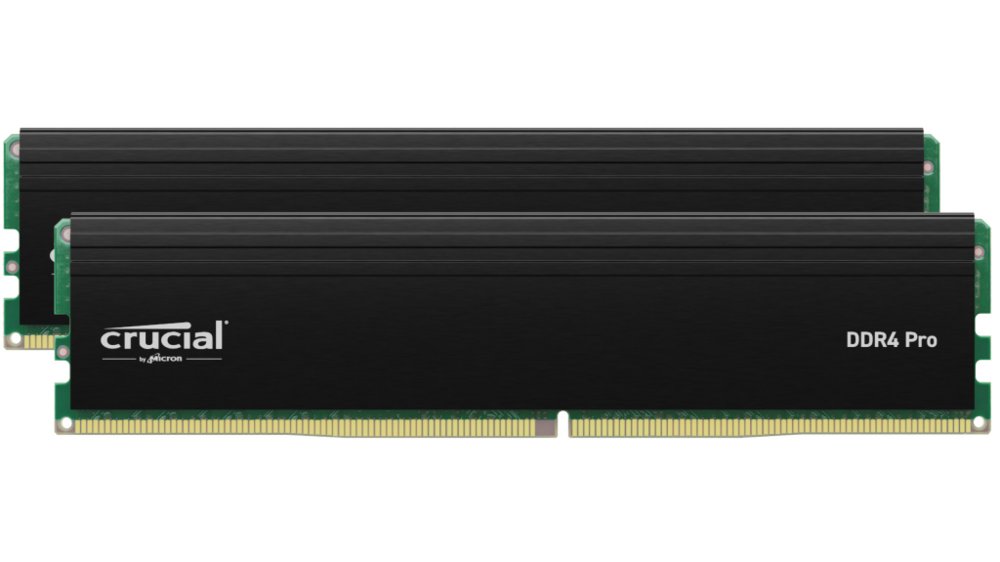 Crucial Pro | 64GB 2x32GB DDR4 | 3200MHz | DIMM | CL22 | Geheugenmodule | RAM - Matmuis - Matmuis